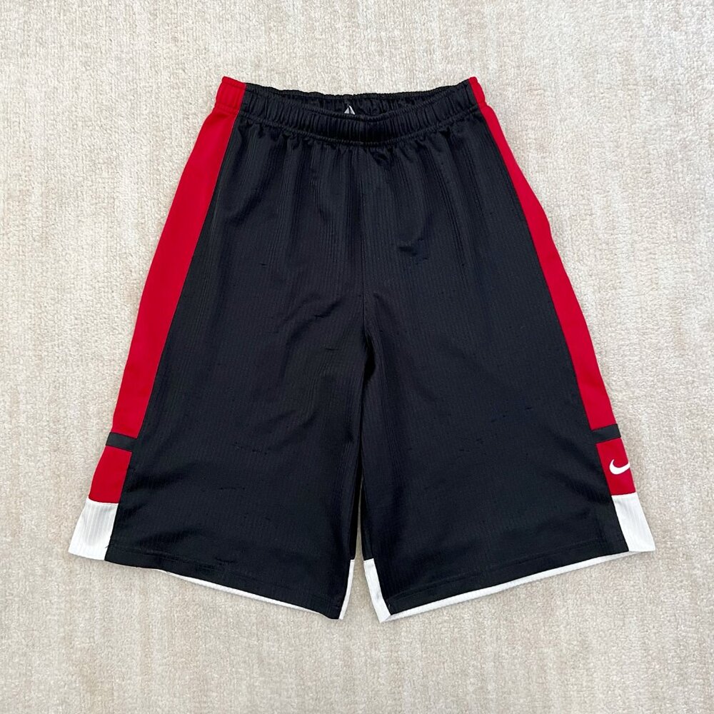 Nike Black Red Pull On Gym Shorts XL
